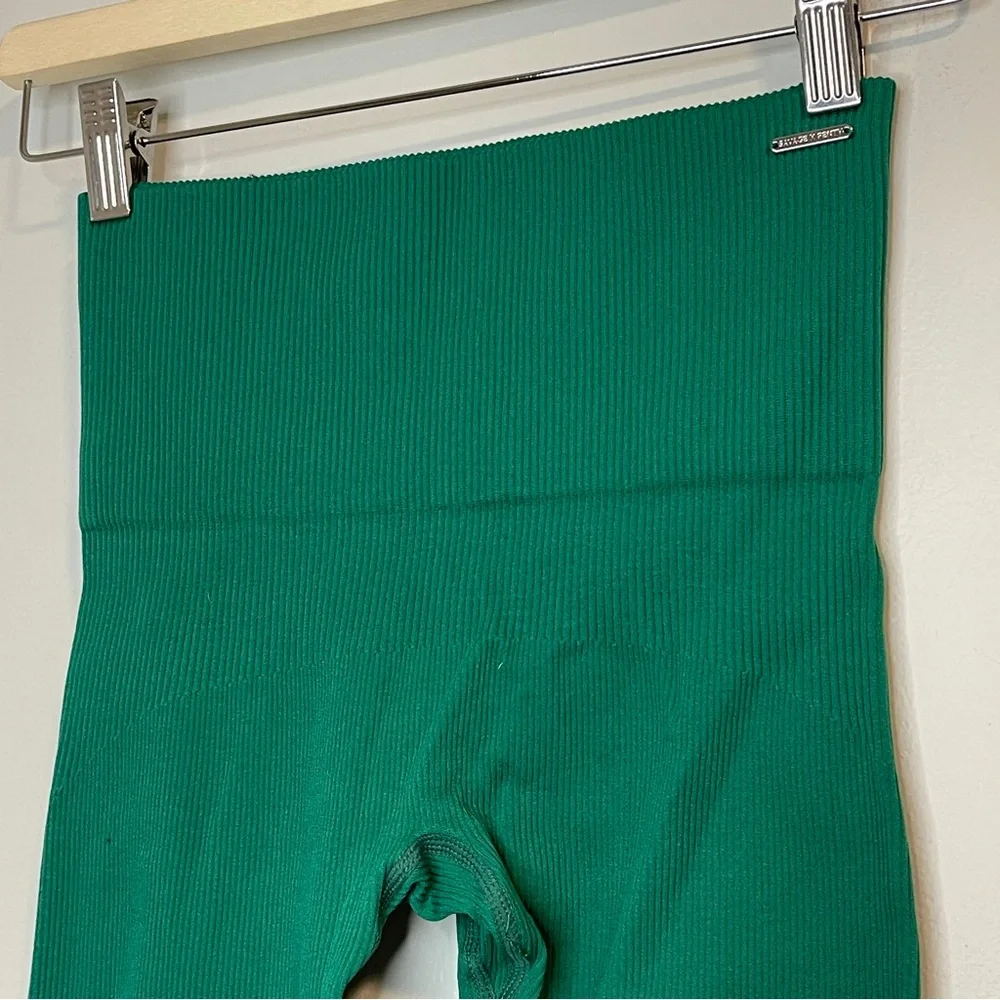 Savage X Fenty Forest Green Ribbed Sports Bra & Legging Set